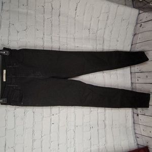 Levi's mile high super skinny black jeans pants jeggings 26